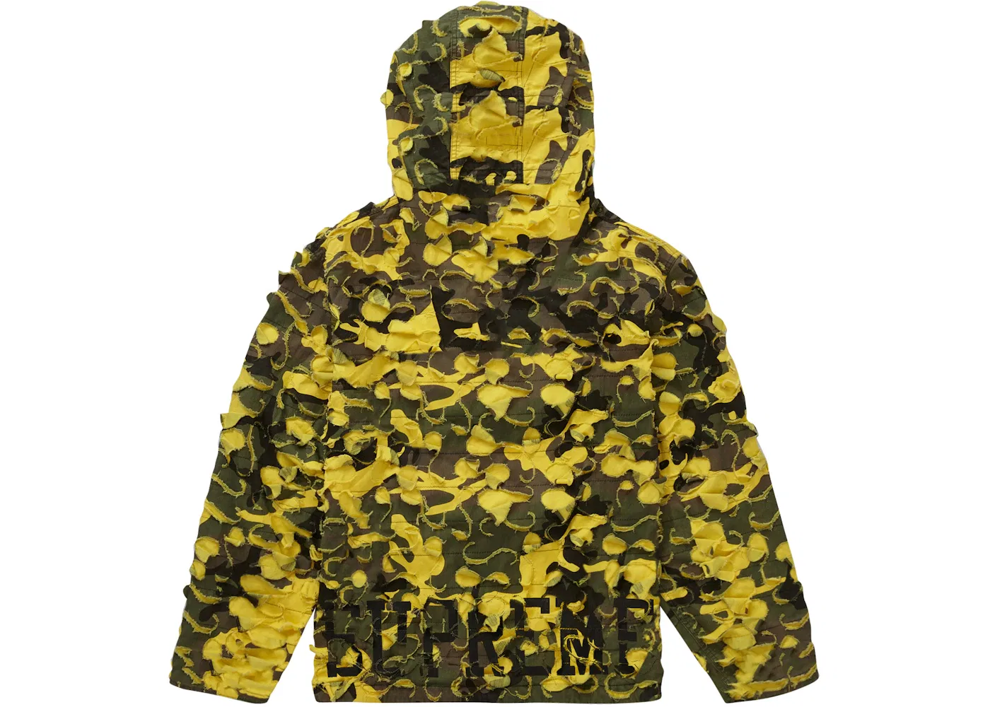 Мужская куртка-анорак с принтом Supreme Anorak, Yellow Camo — фото 2