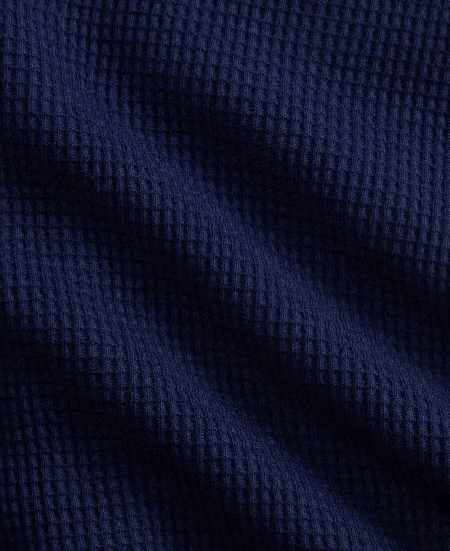 Комбинезон из вафельной ткани с длинным рукавом Polo Ralph Lauren, Refined Navy — фото 3