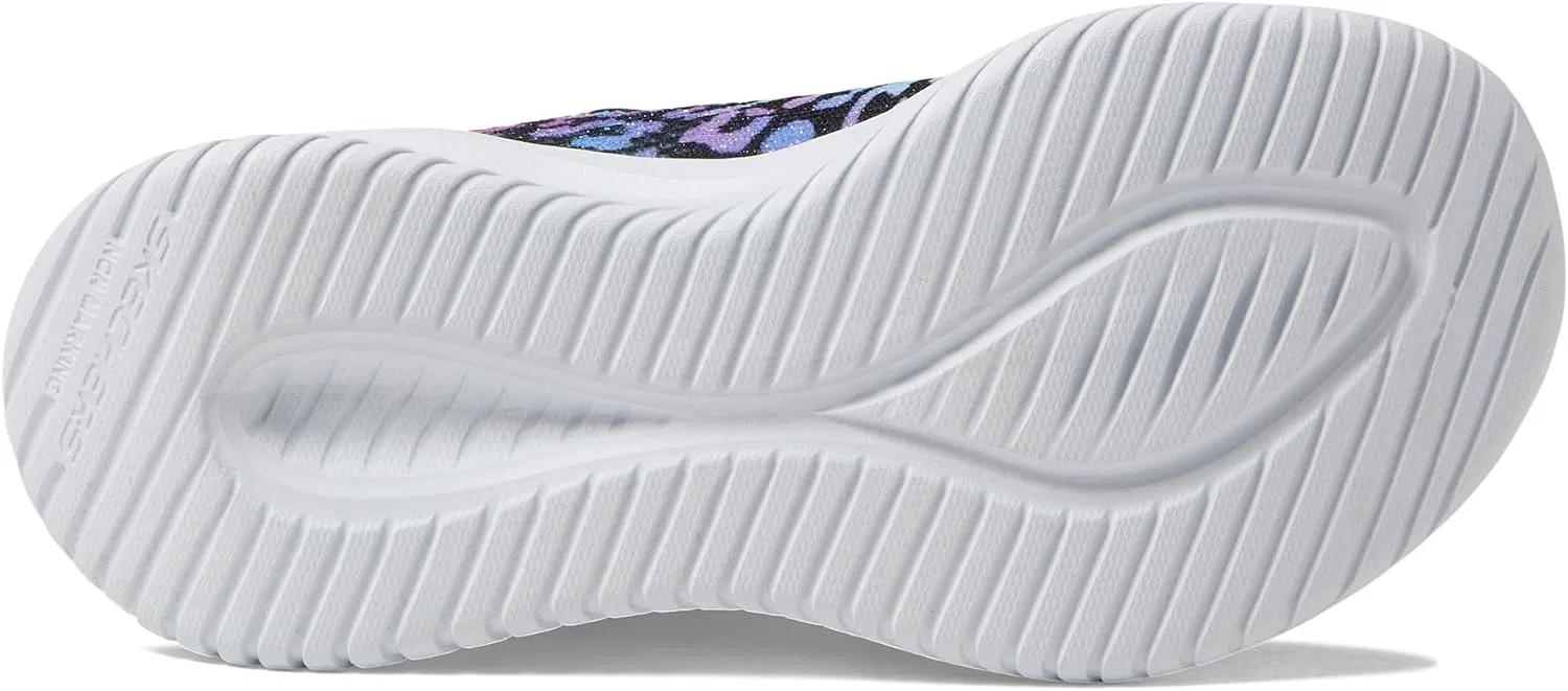 Детские кроссовки для девочек Ultra Flex 3.0-Safari Shine Skechers, Black/Multi — фото 4