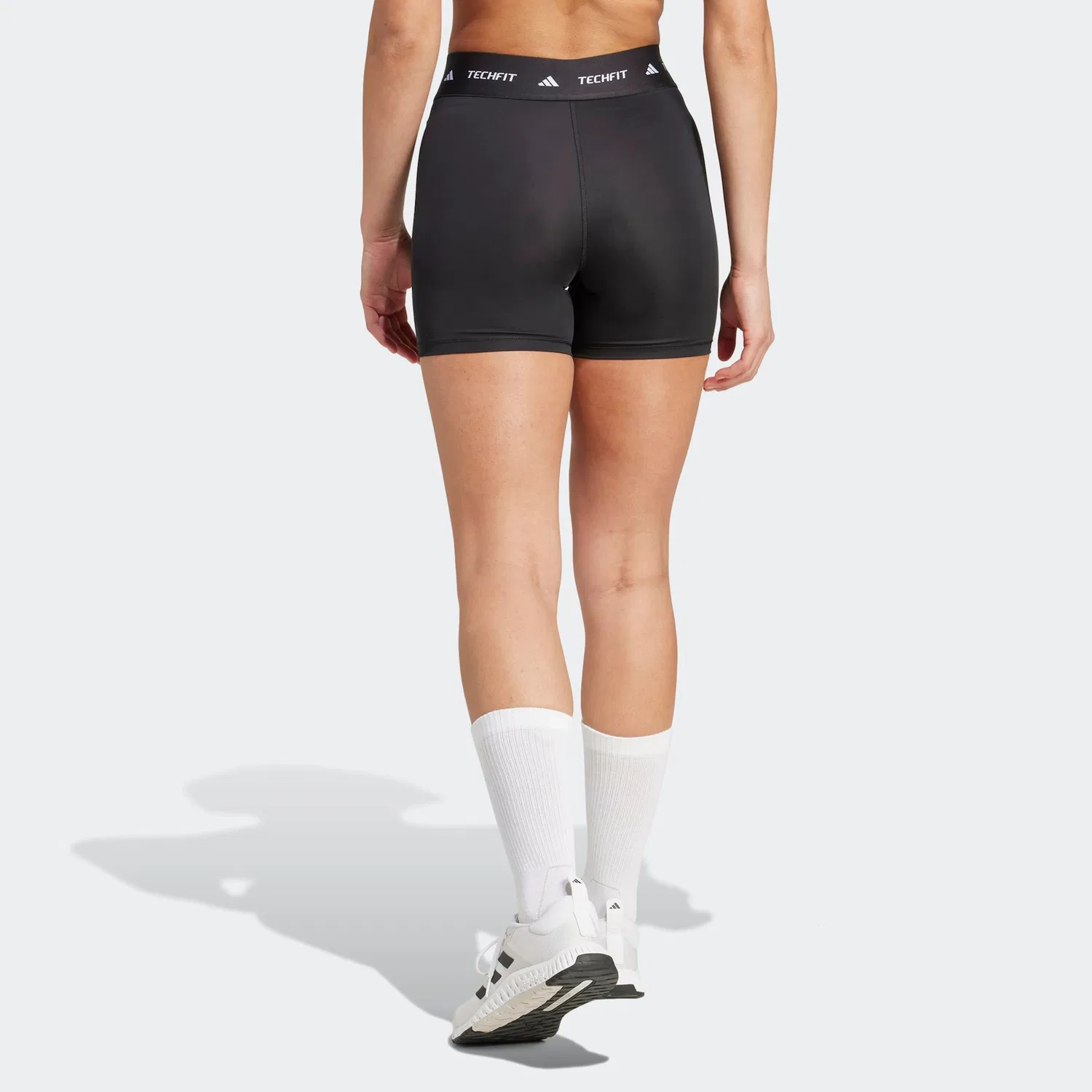 Женские компрессионные леггинсы TECHFIT Adidas Performance, Black — фото 3