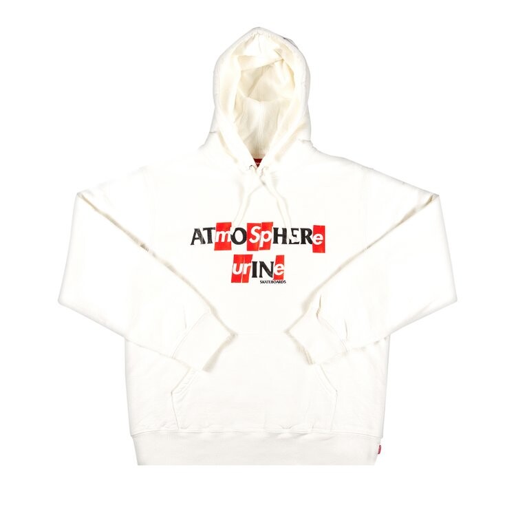 

Толстовка Supreme x ANTIHERO Hooded Sweatshirt 'White', белый