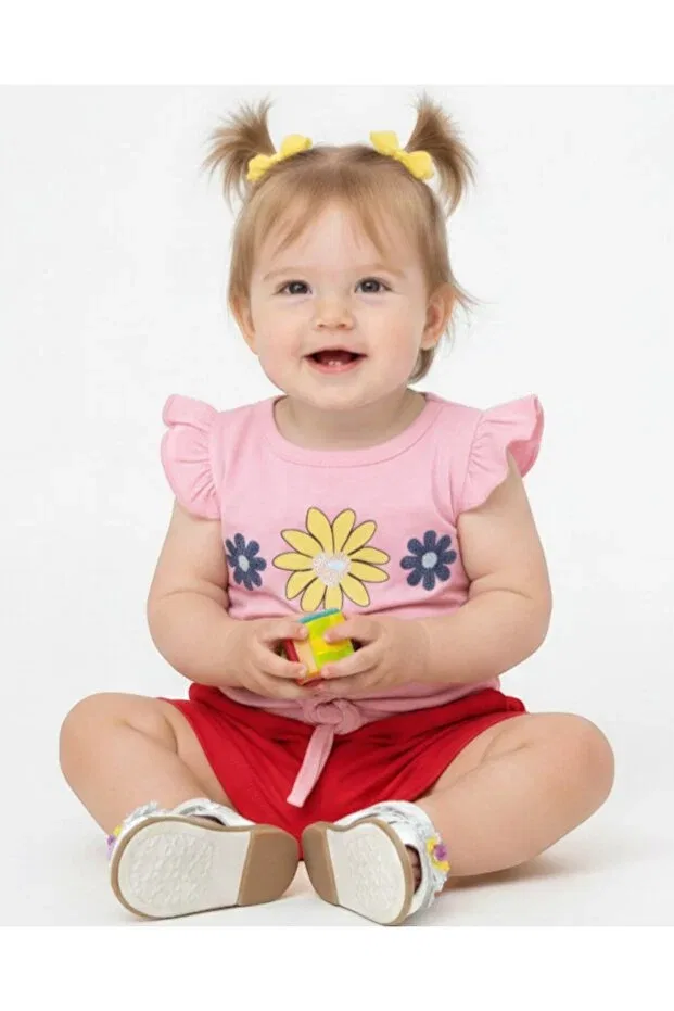 Детский комплект для девочек хлопковый Voyyo Kids Baby, Pink