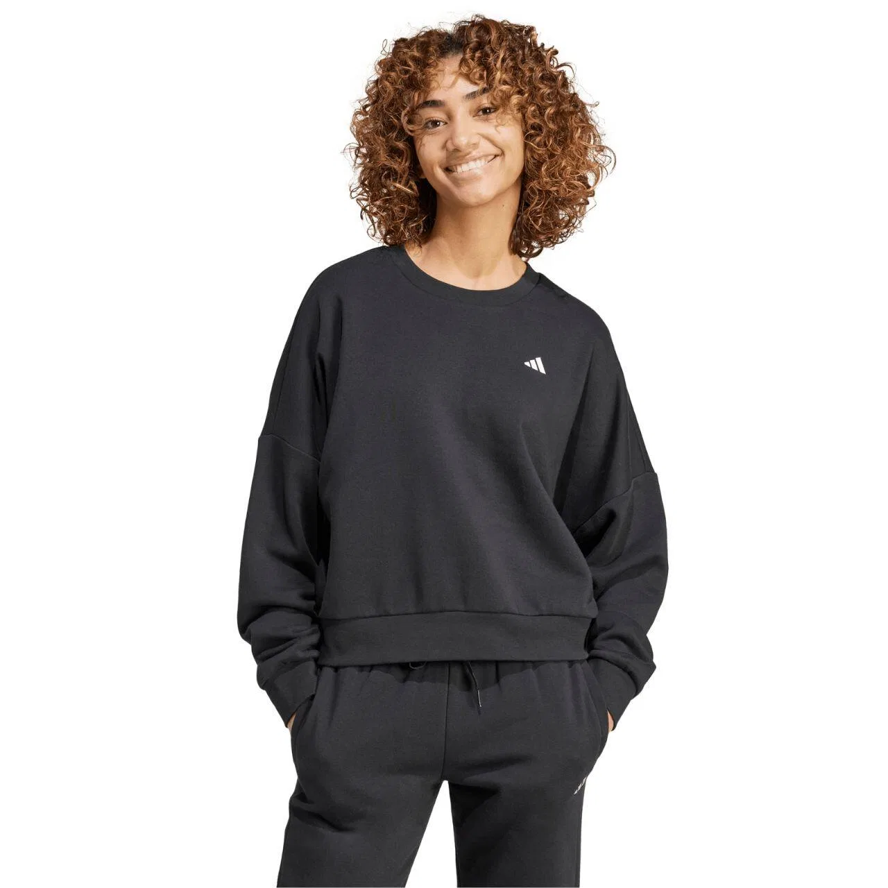 Женский свитшот с длинным рукавом Adidas, Schwarz
