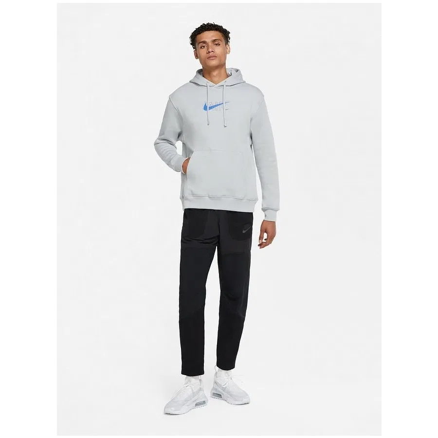 Мужской худи с капюшоном из флиса Sportswear Nike, Серый — фото 3