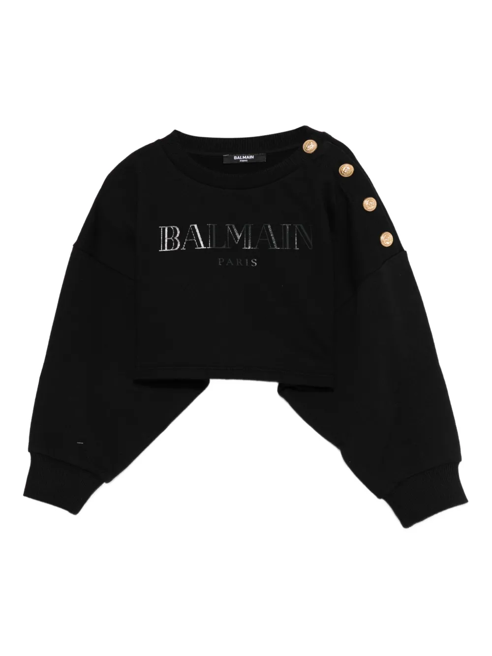 

Толстовка с логотипом Balmain Kids, черный