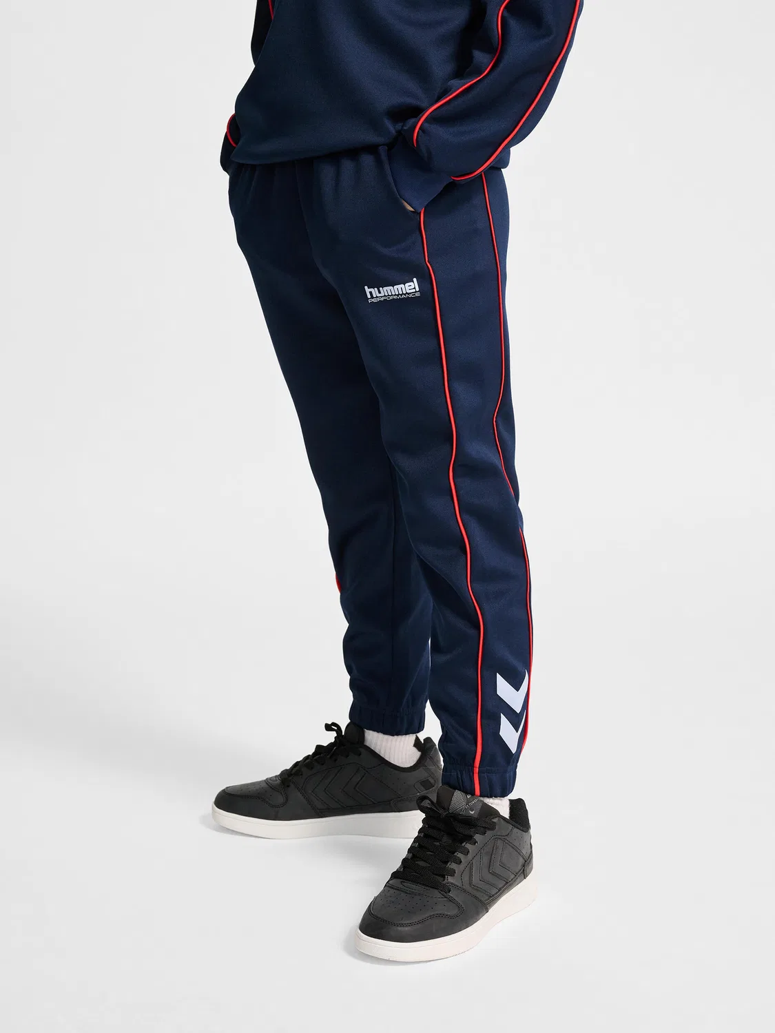 Детские брюки с регулируемой талией Hmljr Interlock Hummel, Navyblau