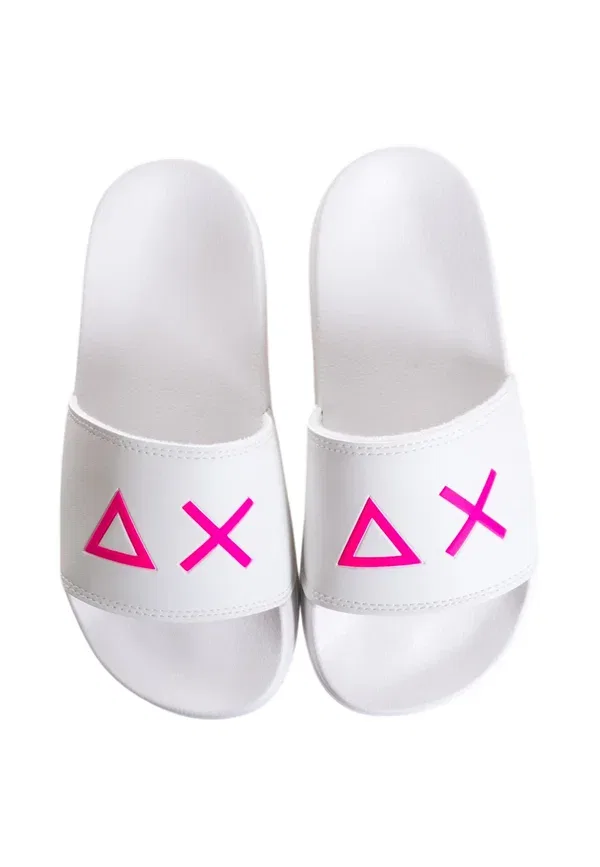 Тапочки из синтетики Sun68 logo teen x36410t.01 Sun68, Bianco, белый — фото 3