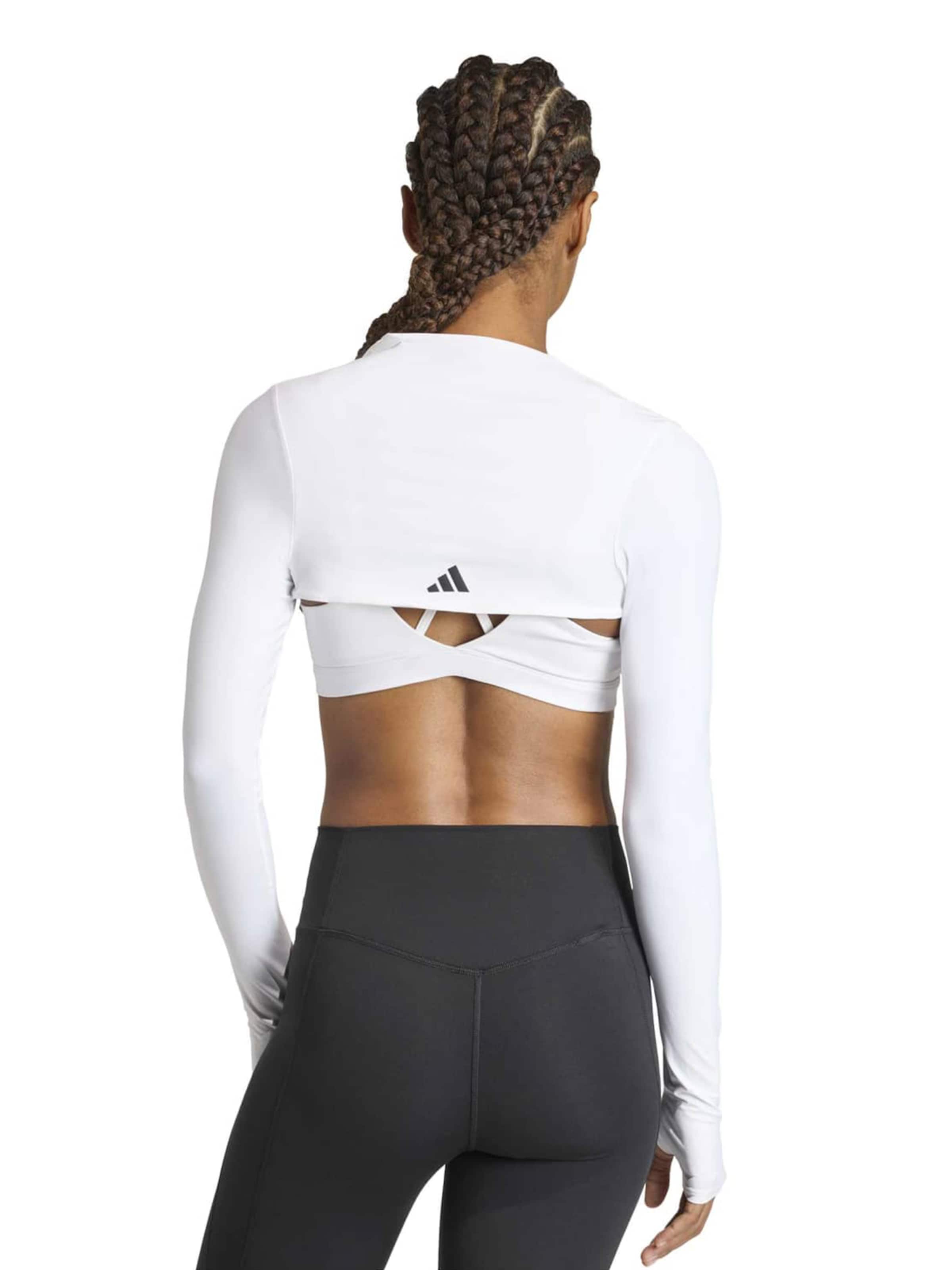Adidas Performance Футболка Performance 'PWR ESS' в белом цвете — фото 3