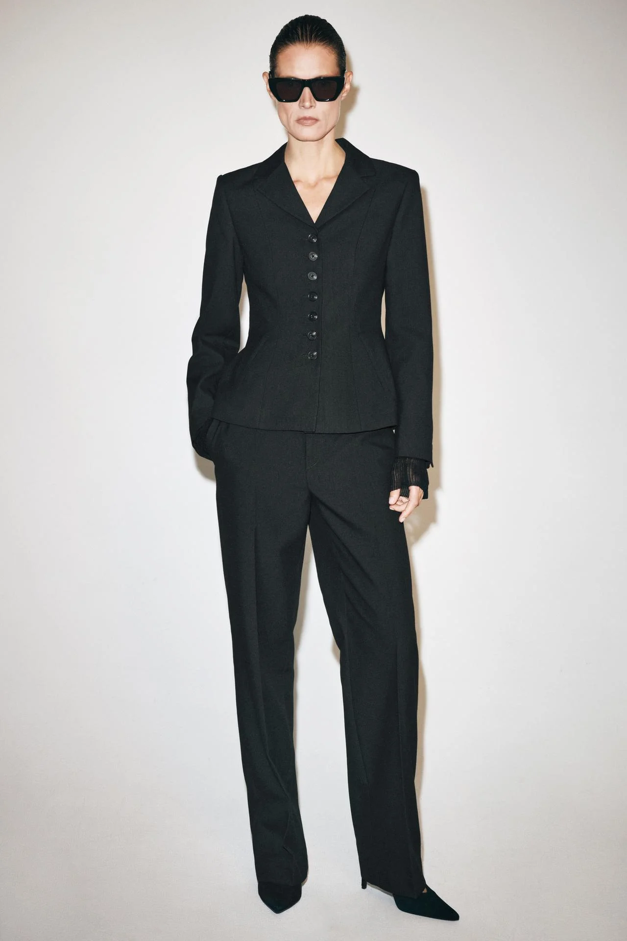 Брюки Zara Recto ZW Collection, черный
