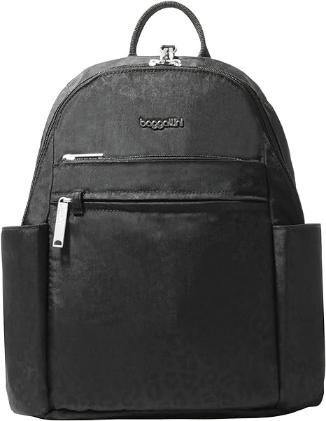 

Женский рюкзак Baggallini Securtex® для отдыха с защитой от кражи, black cheetah