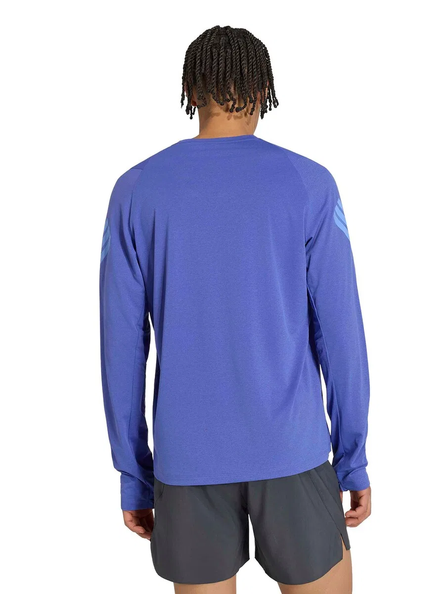 Спортивная футболка ADIDAS PERFORMANCE Performance Shirt 'Adi365 Iconic' в цветах индиго и светло-голубой — фото 4
