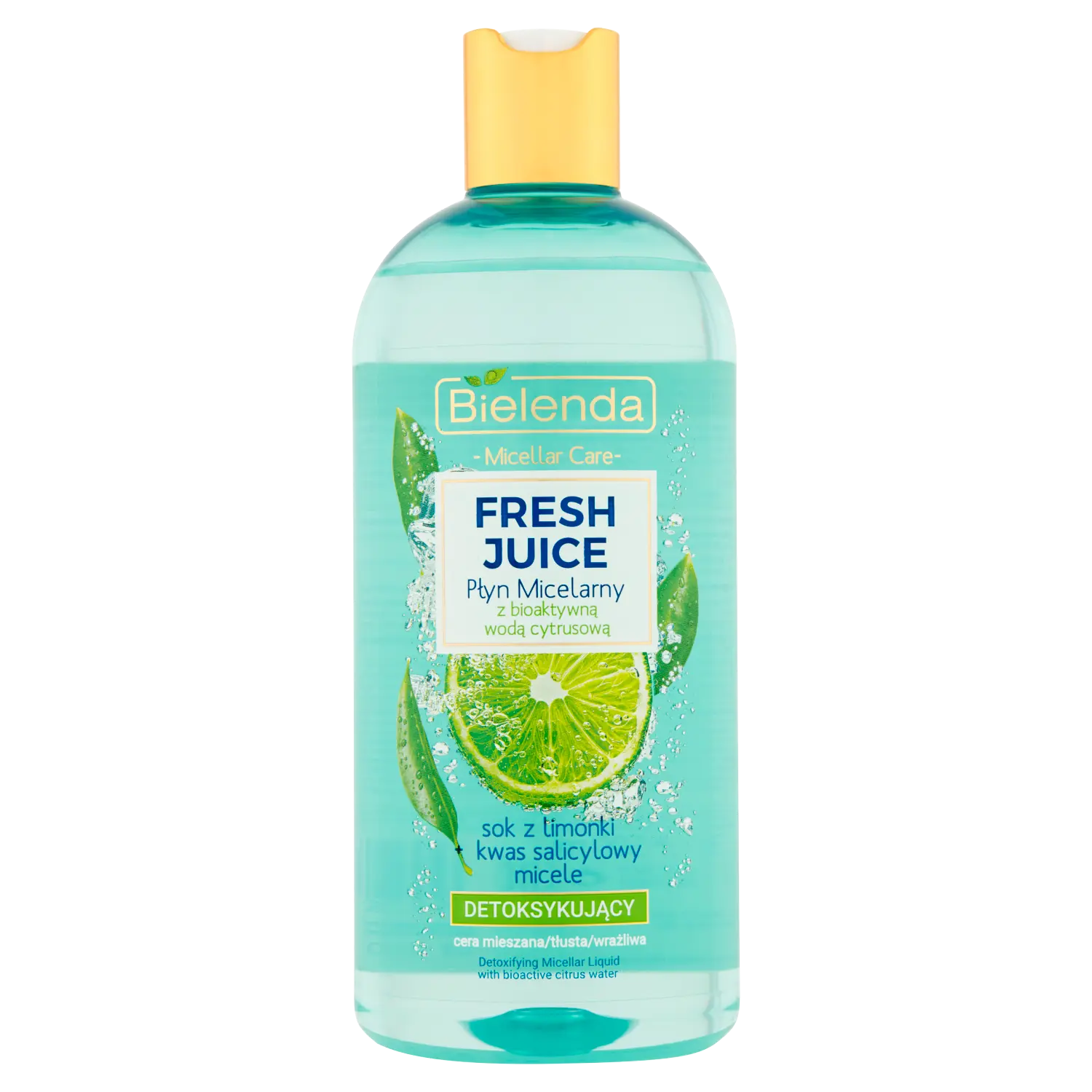 

Bielenda Fresh Juice детоксифицирующая мицеллярная вода с биоактивной цитрусовой водой, 500 мл
