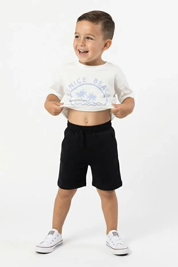 Детская футболка с принтом California Miababy, Blue