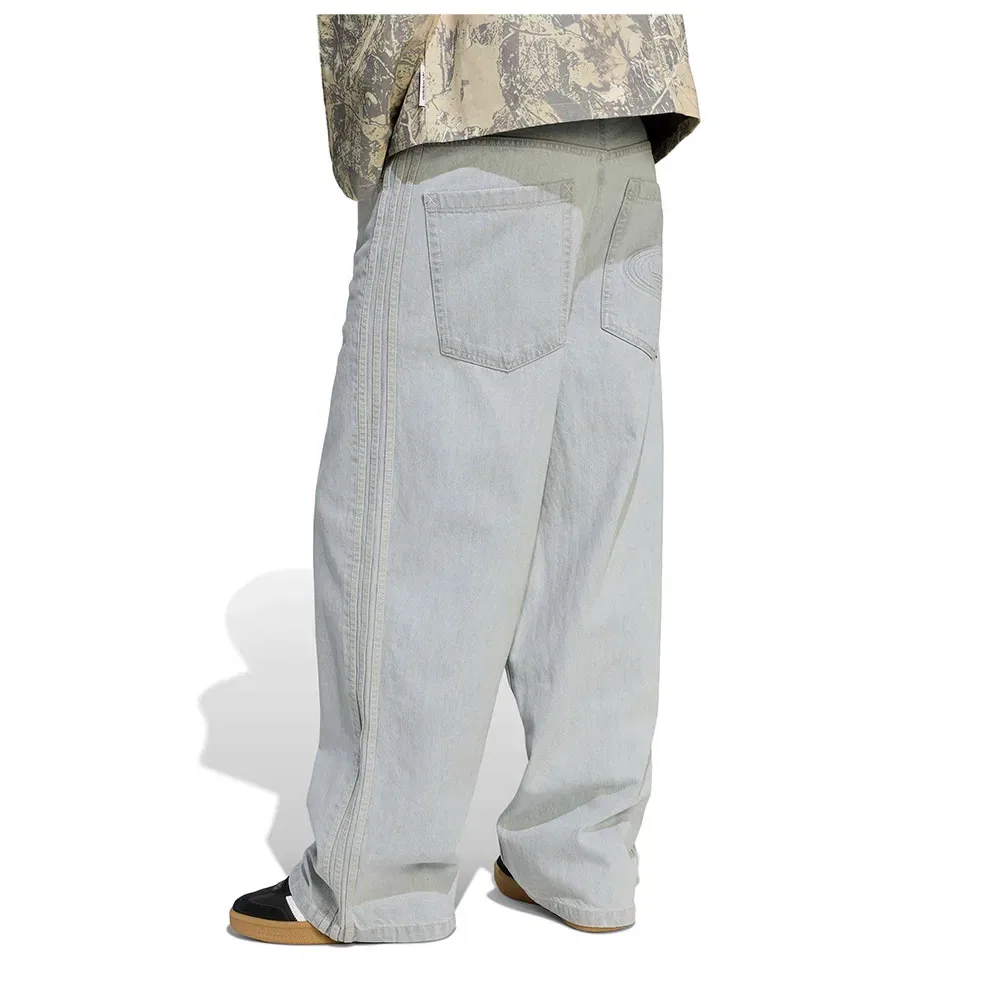 Джинсы Wide Leg Skater Adidas Originals, серый — фото 2