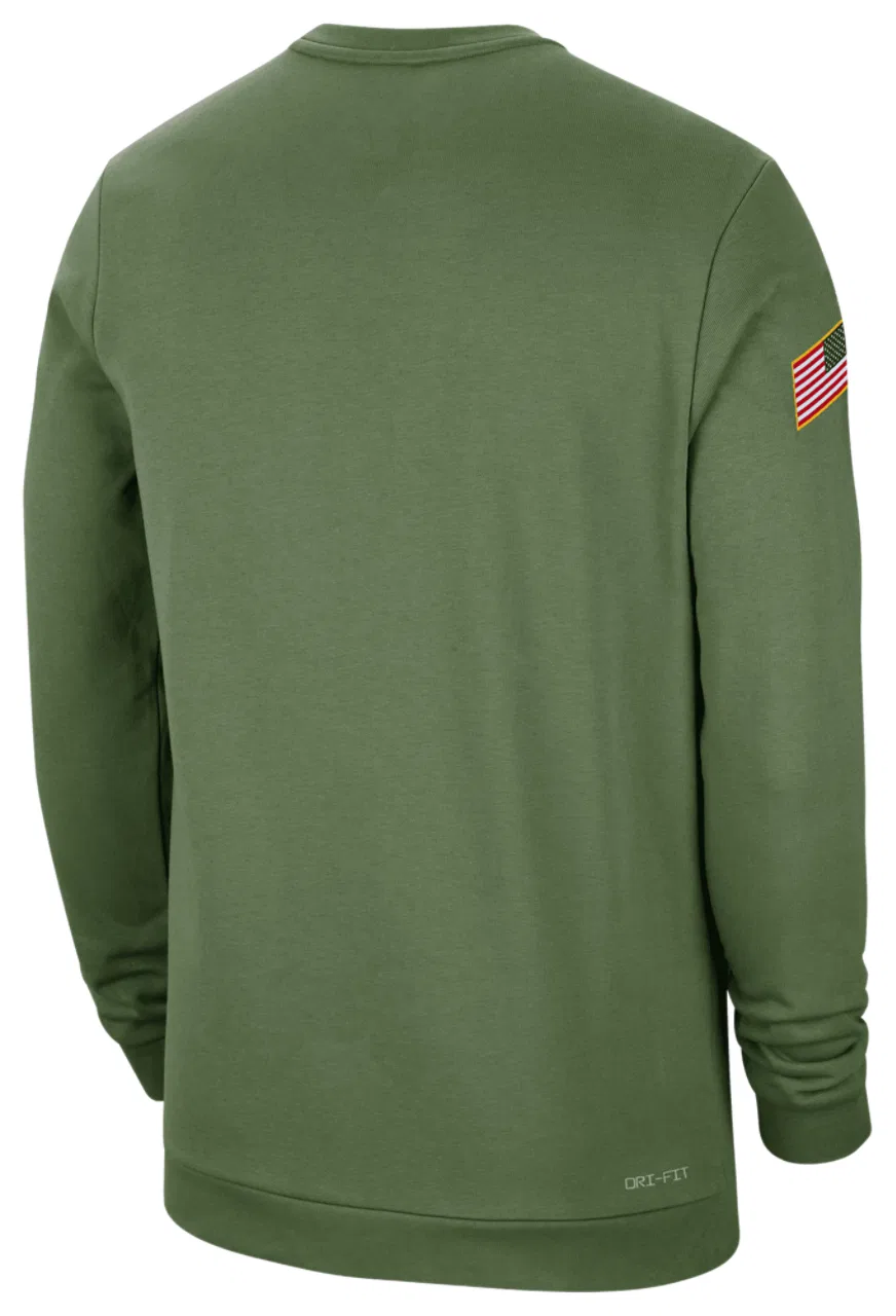 Мужской свитшот с длинным рукавом Military Pullover Jordan, Green — фото 2