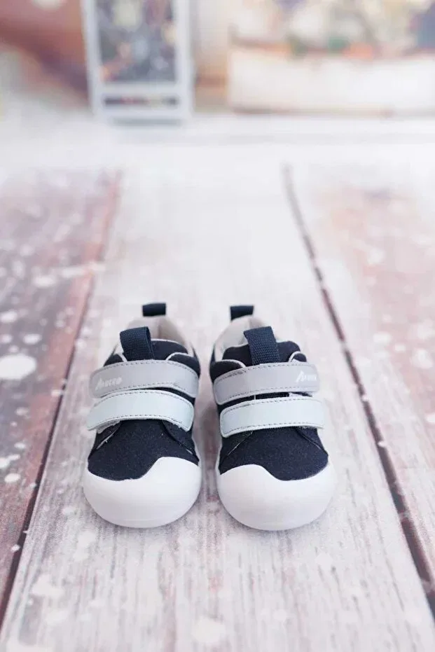 Детские ортопедические туфли для мальчиков Macco Shoes, Navy Blue — фото 4