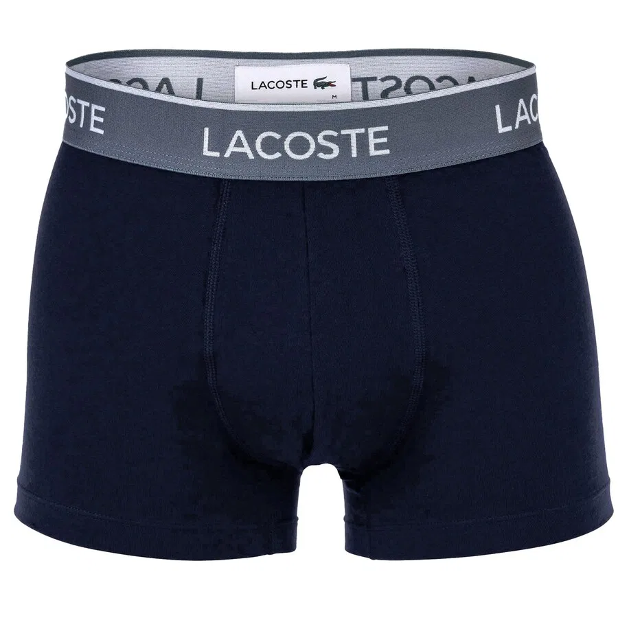 Боксерские шорты LACOSTE синего цвета — фото 4