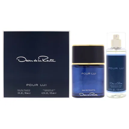 Подарочный набор мужской Oscar Pour Lui Oscar De La Renta, 90 мл EDT Spray & 125 мл Fragrance Mist