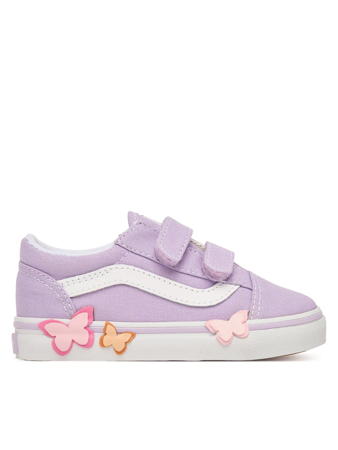 Тканевые кроссовки для девочки Old Skool Butterfly Vans, фиолетовый