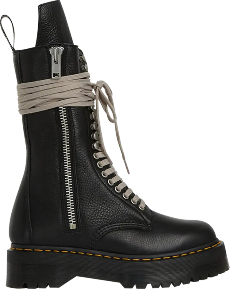 

Ботинки Dr. Martens x Rick Owens Wmns Strobe Calf Length Boot Black, черный