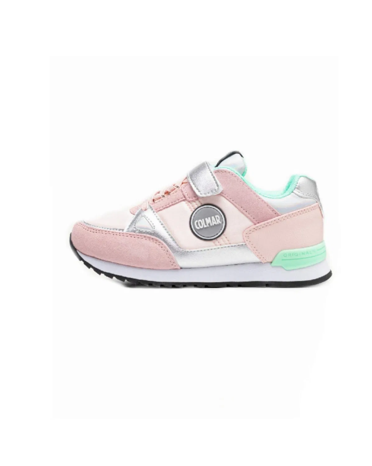 Детские кроссовки для девочек с сатиновым эффектом Supreme Colors Colmar Originals, Pink