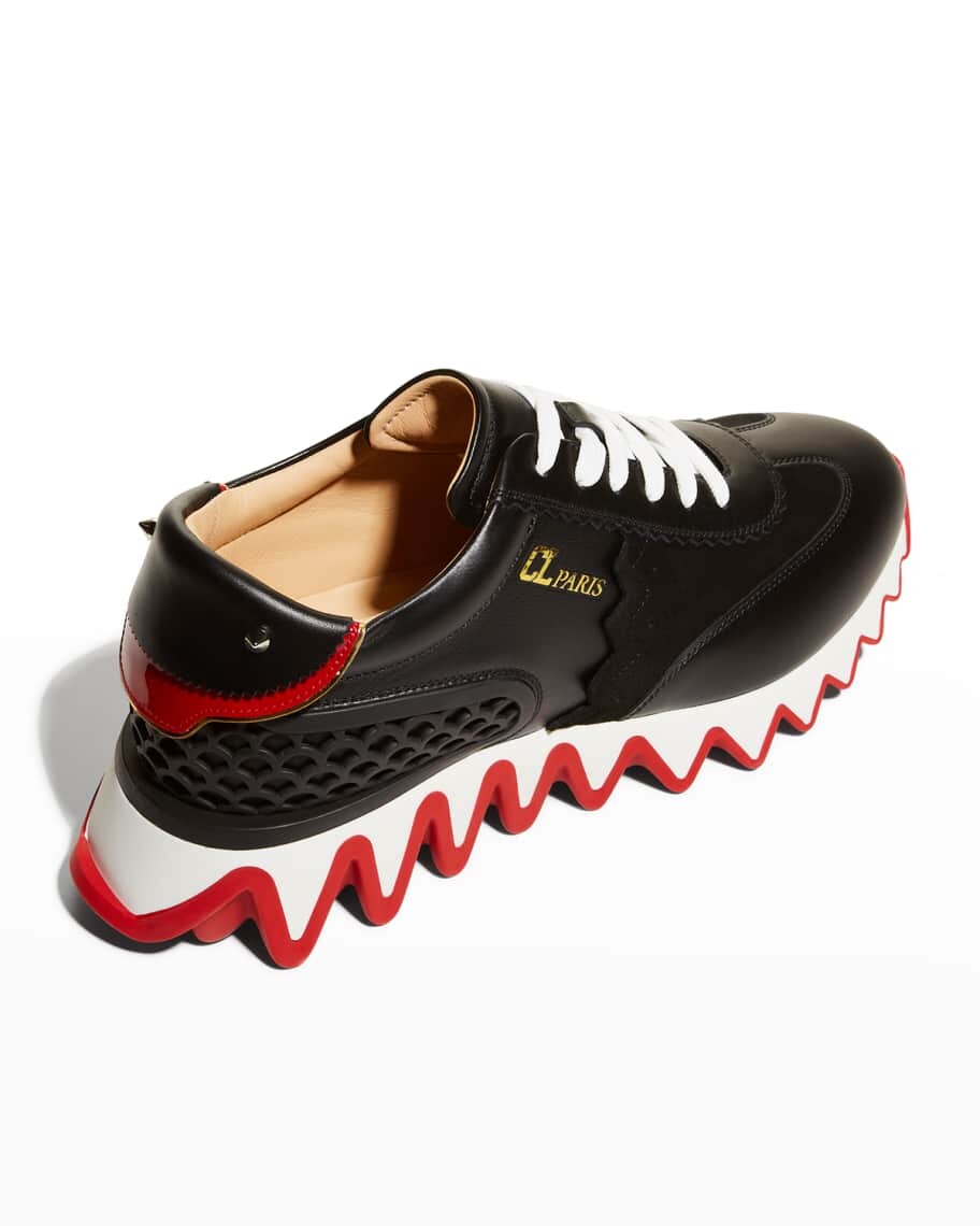 Кроссовки Christian Louboutin Loubishark Donna, черный/красный — фото 3