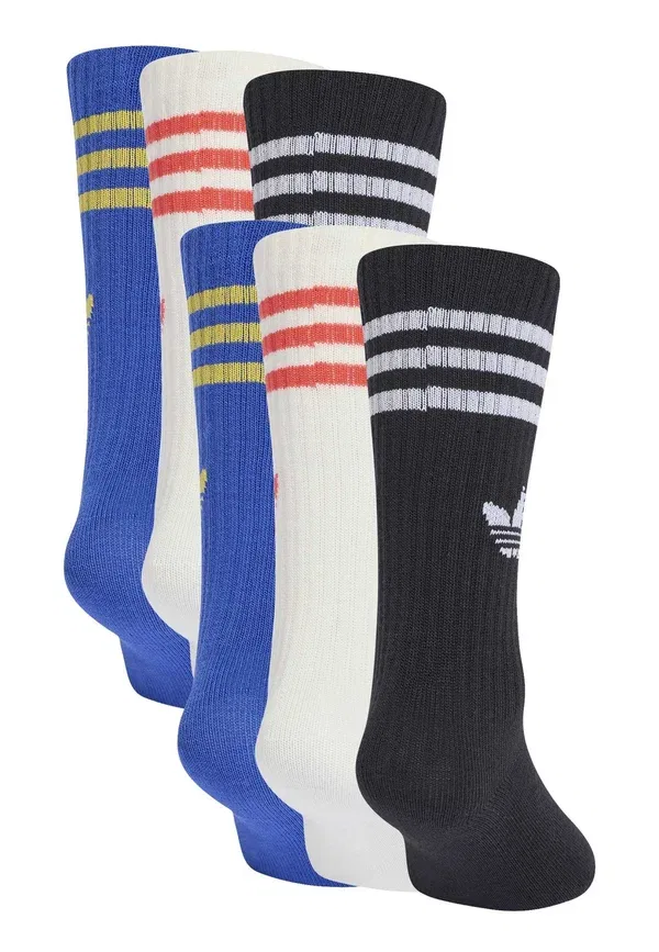 Комплект из 6 пар носков Crew унисекс Adidas Originals, белый/черный/синий — фото 2