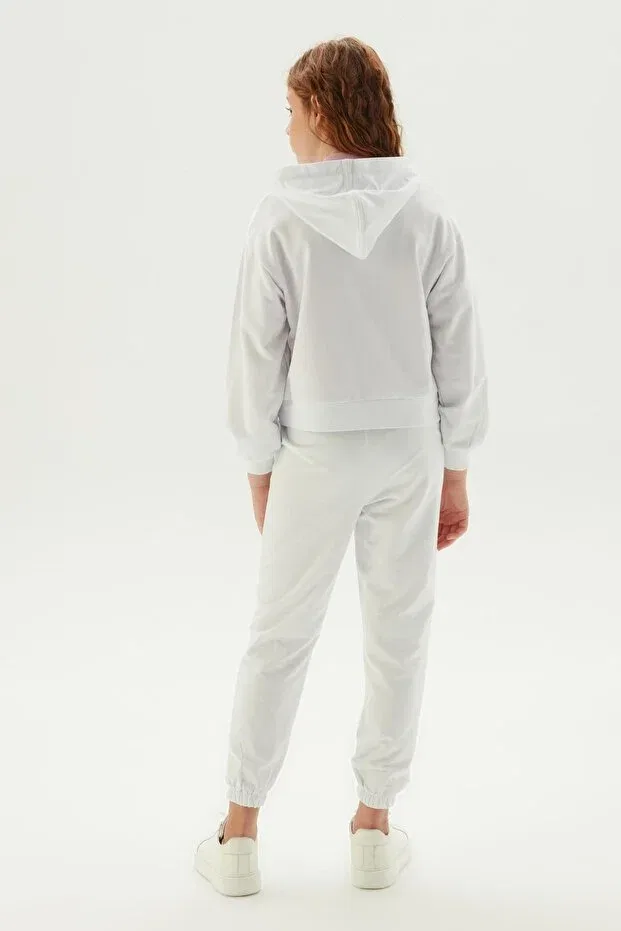 Детская куртка для девочек с длинным рукавом Basics Tyess, White — фото 4