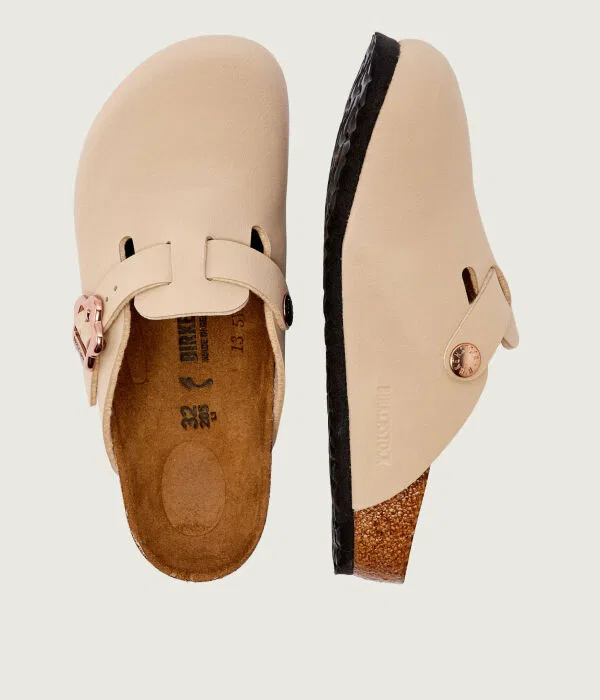 Детские мюли Boston Birkenstock, Sabbia — фото 4
