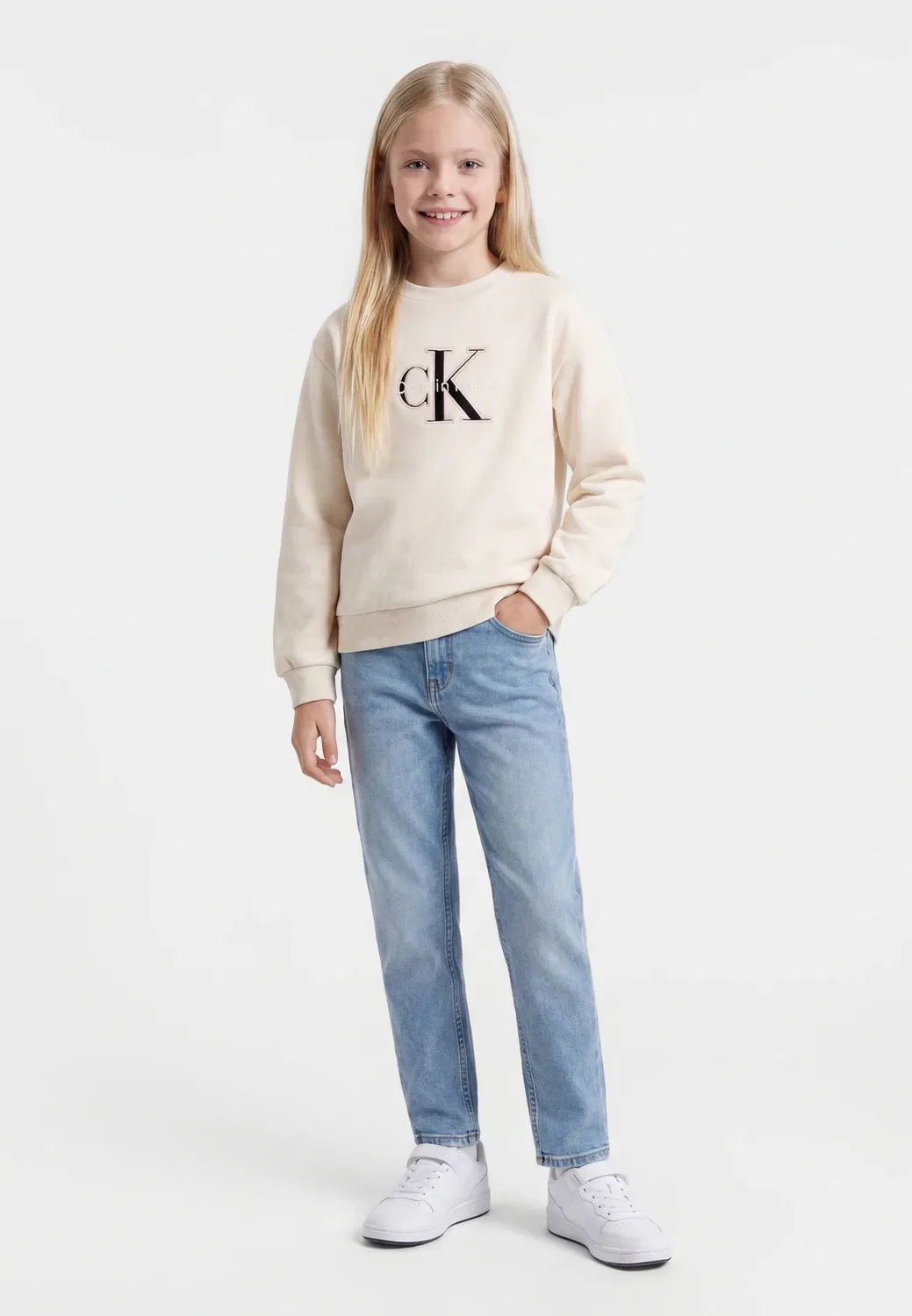 Сезонная толстовка с монологом - толстовка Calvin Klein Jeans, Turtledove