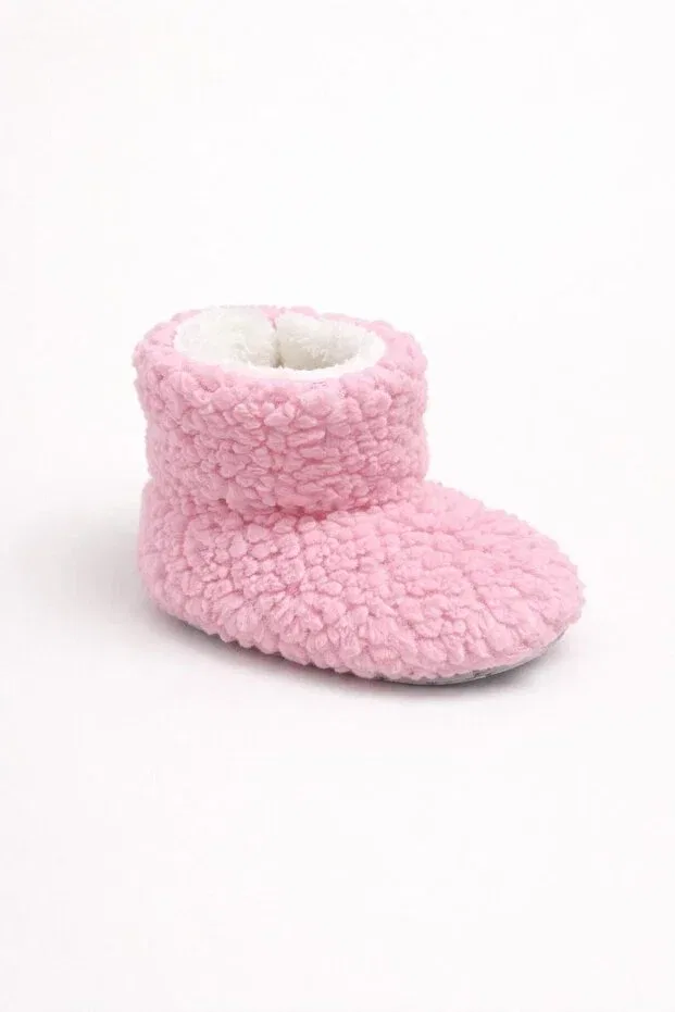 Детские тапочки для девочек хлопковые Numix Baby Kids, Pink — фото 4