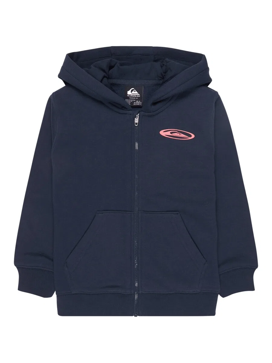 Толстовка QUIKSILVER 'Quik Globe' темно-синего цвета