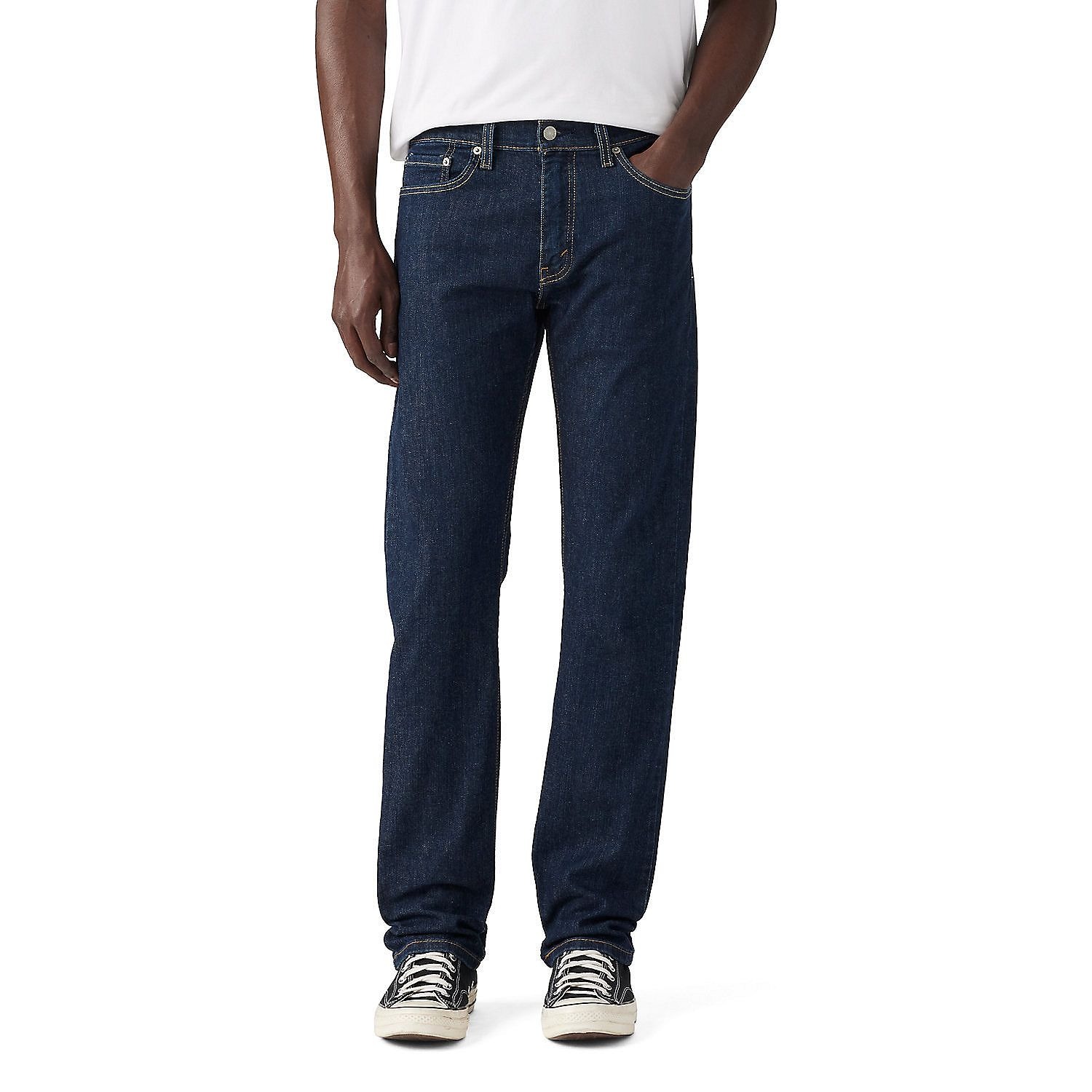 Мужские узкие прямые эластичные джинсы Levi's 513, Bastion