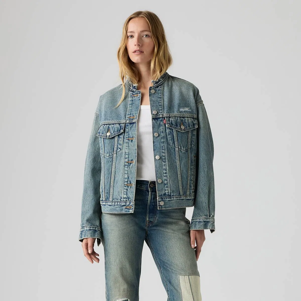 Куртка дальнобойщика 90-х Levi's, Craft Of Love Trucker - Medium Wash — фото 3