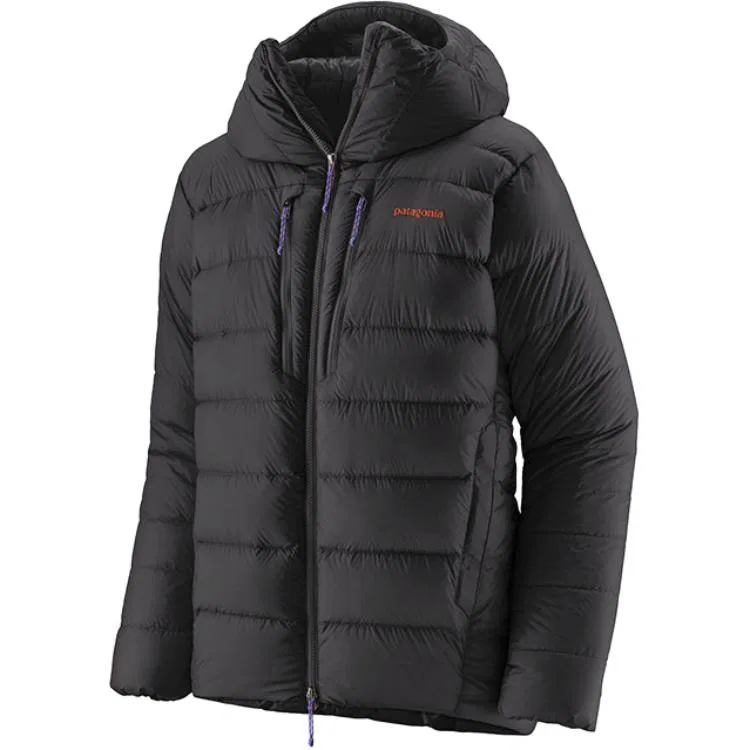 Мужское пуховое пальто с высоким воротником Patagonia, Black/BLK