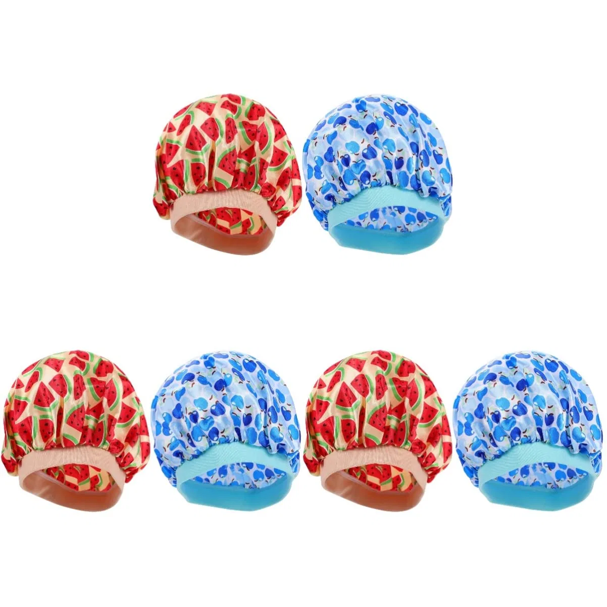 Детская шапочка для душа из сатина, 2 штуки, FRCOLOR, мультиколор