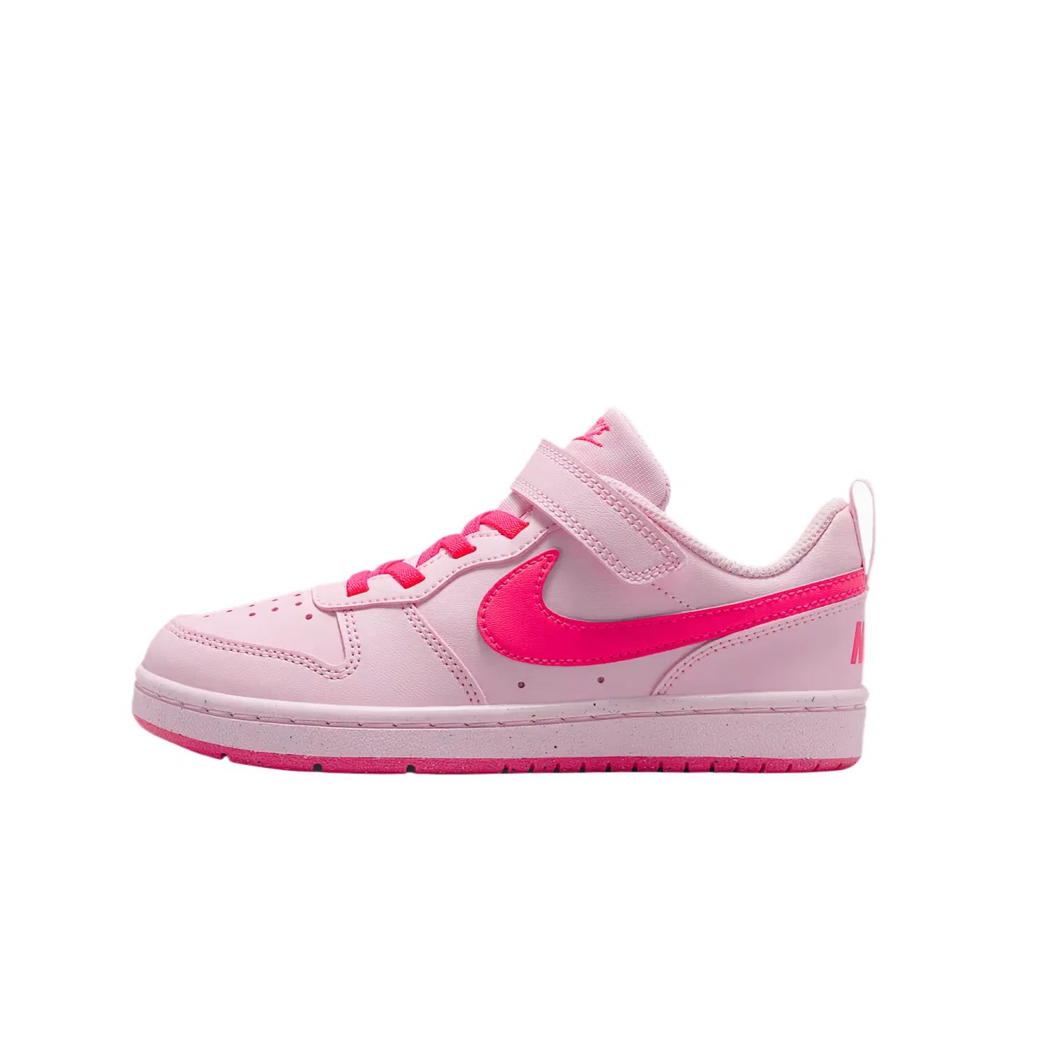 Кроссовки для скейтбординга Court Borough, искусственная кожа, Nike, Pink Foam/White/Bright Pink
