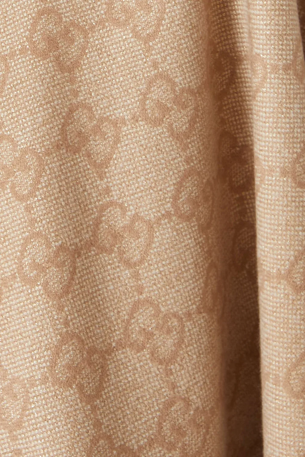 Пончо с бахромой GG Cashmere Lamé Gucci — фото 4
