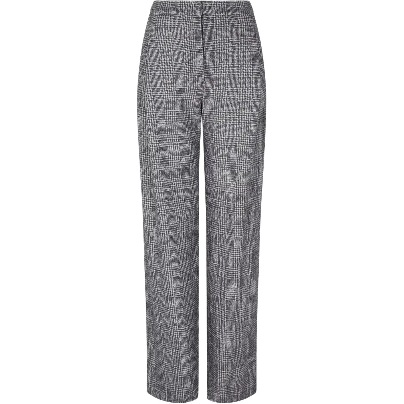 Женские брюки с принтом Prince Of Wales Check EMPORIO ARMANI, Gray