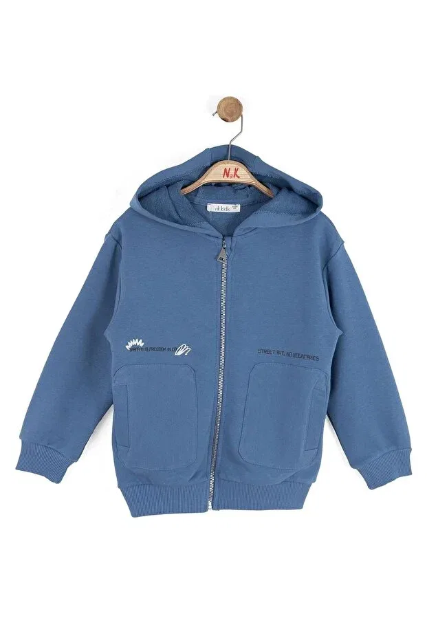 Детский кардиган для мальчиков на молнии Freedom Nk Kids, Blue