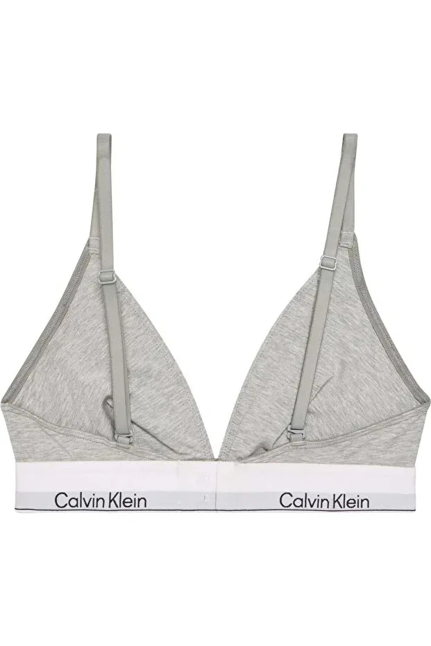 Женский бюстгальтер с бретельками-спагетти Calvin Klein, Grey Heather — фото 2