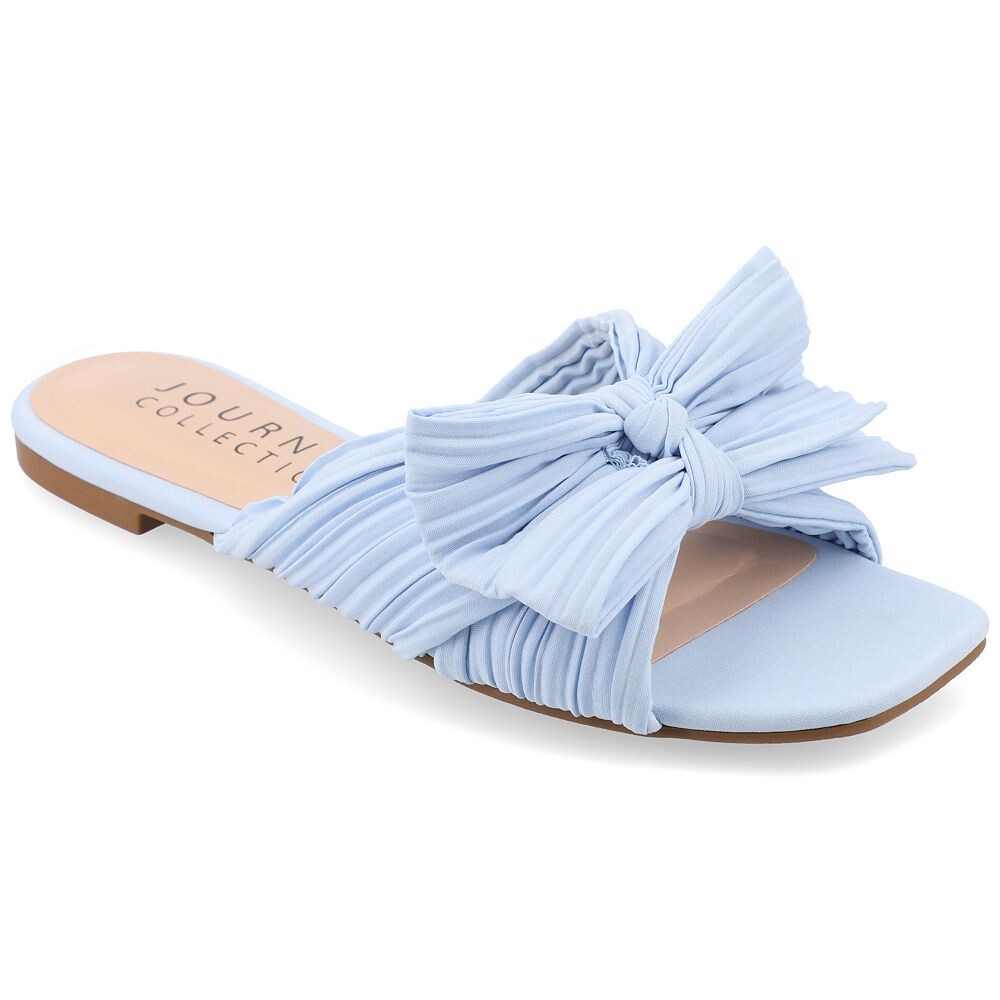Женские шлепанцы из пеноматериала Journee Collection Serlina Tru Comfort Foam, цвет Light Blue