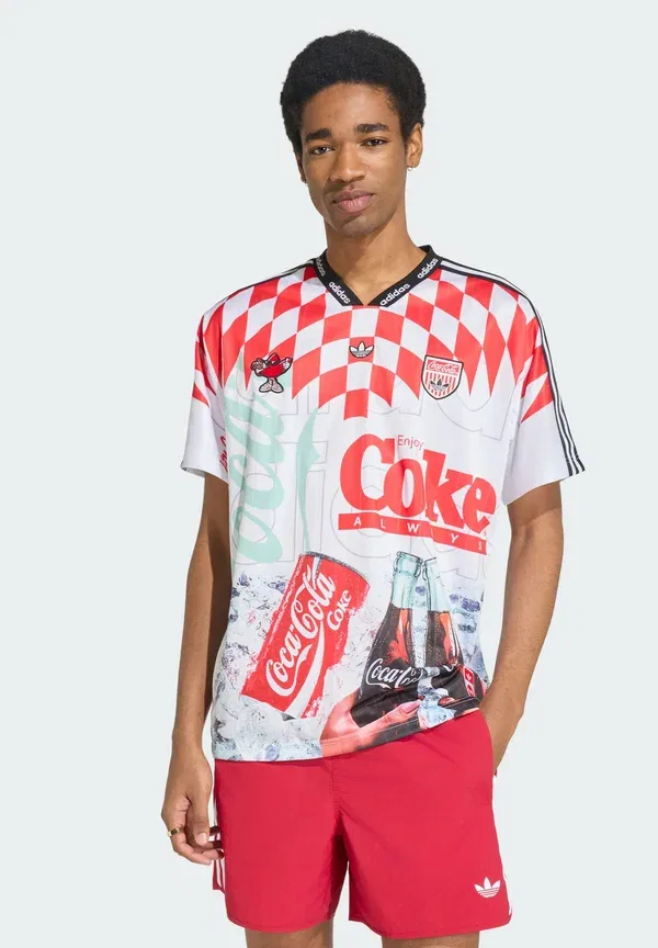 Футболка с принтом Adidas Originals, белый/мультиколор
