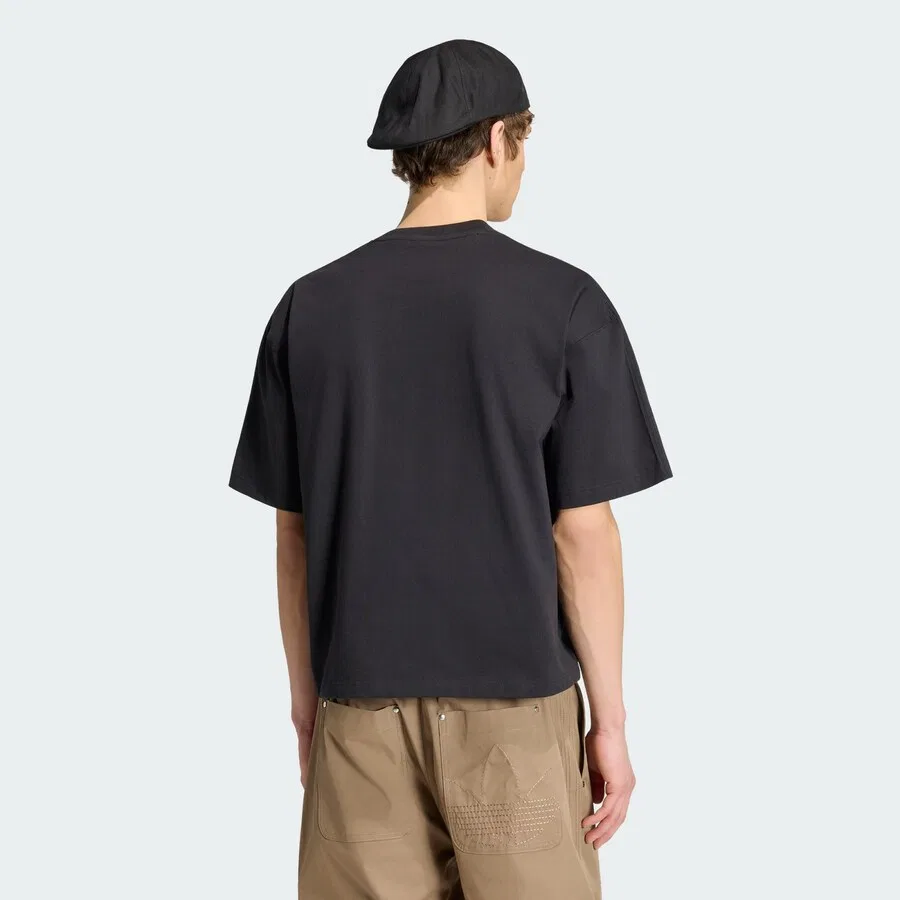 Футболка ADIDAS ORIGINALS 'Premium Essentials' черного цвета — фото 3