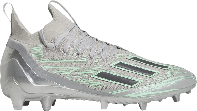 

Бутсы Adidas Adizero Primeknit Flash Cleats 'Grey Mint', серый