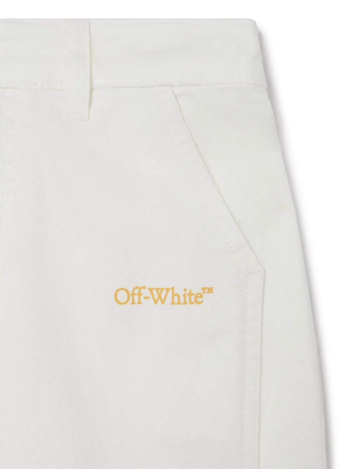 Джинсовые брюки Bookish OFF-WHITE, белый — фото 2