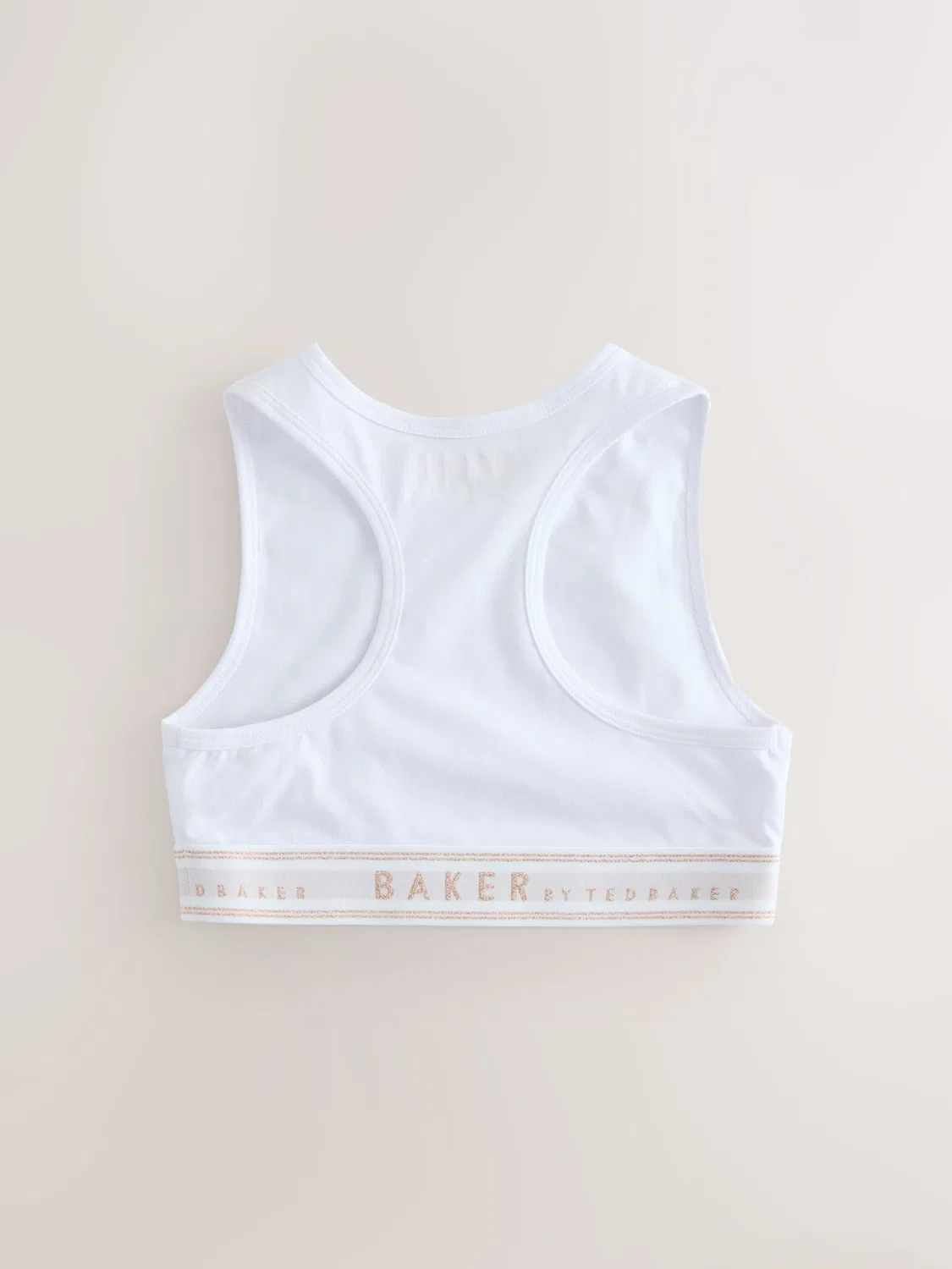 Топ Baker by Ted Baker белого цвета — фото 2