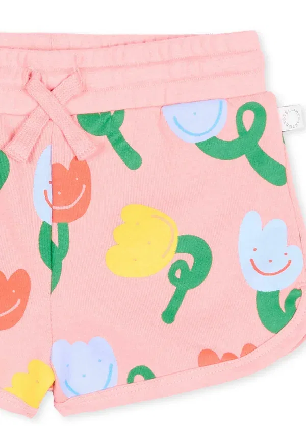 Шорты хлопковые Stella Mccartney Kids, Pink, розовый — фото 3