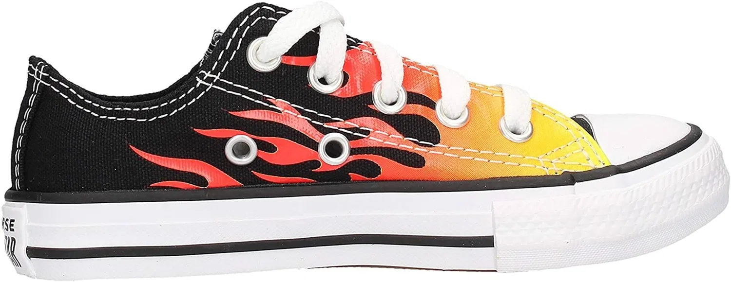 Converse Chuck Taylor All Star OX Детские Черные Текстильные Низкие Кроссовки