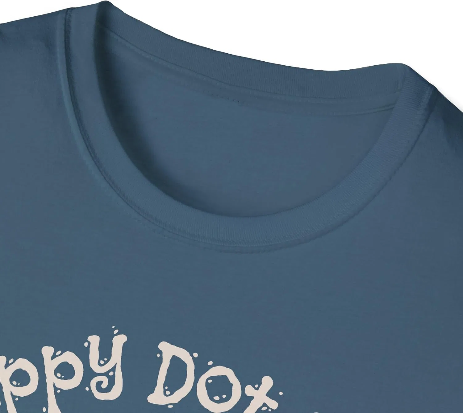 Женская футболка с принтом Dot Day Gildan 64000, Indigo Blue — фото 3
